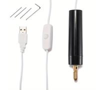 Mini perceuse électrique 5 V CC USB avec 3 embouts de rechange