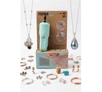 Mini Perceuse Électrique de Précision FERM Hobby - Kit 10 Forets (0.8 à 1.2 mm) - Perceuse de Modélisme, DIY, Bijoux, Bois, Plastique - Compacte, Légère, Interrupteur On/Off