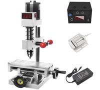 Mini perceuse électrique d'établi 3 en 1, plage de serrage 0,6-6 mm, régulateur de vitesse continu, taraudeuse/fraiseuse à rainurer, for métal, bois, bijoux, bricolage
