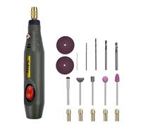 Mini perceuse électrique, équipement de bijouterie, bricolage, résine époxy, Kit d'outils de fabrication de bijoux for perles, résine de bois, perceuse de polissage artisanale Durabilité(A)