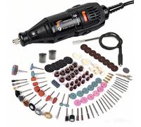 Mini perceuse électrique, machine à graver, outils rotatifs Dremel, graveur, meuleuse, compatible avec les accessoires d'outils électriques, UE 220V/US110V A