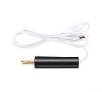 Mini perceuse électrique USB avec 3 forets pour bricolage pour le travail du bois et les projets d'artisanat portable léger (A)