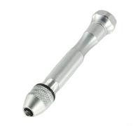 Mini perceuse manuelle avec mandrin sans clé, portée de 0,3 à 3,2 mm, corps en alliage d'aluminium, pour circuit imprimé, bois, plastique et modélisme - Comprend (perceuse à main)