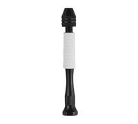 Mini perceuse manuelle compacte avec mandrin à trois mâchoires et poignée en silicone pour perçage rotatif manuel dans le bois et les matériaux souples Plage de serrage 0 3 3 4 mm (2 pièces)