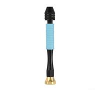 Mini perceuse manuelle compacte avec mandrin à trois mâchoires et poignée en silicone pour perçage rotatif manuel dans le bois et les matériaux souples Plage de serrage 0 3 3 4 mm (A)