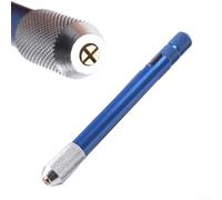 Mini perceuse manuelle de 0,3 à 1,0 mm, étau précis pour jeux de rôle, jeux de rôle, assemblage électronique, corps en aluminium, appareil bleu, 115 mm