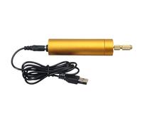 Mini perceuse manuelle électrique CC 5 V en aluminium pour circuit imprimé moteur avec 10 embouts hélicoïdaux
