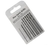 Mini perceuse manuelle légère avec mandrin sans clé, comprend 10 embouts en acier rapide pour les amateurs de bricolage (10 forets)