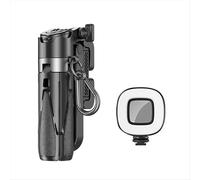 Mini perche à selfie avec trépied et 1 lampe