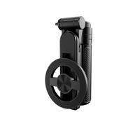 Mini perche à selfie magnétique Bluetooth - Support de téléphone télescopique avec télécommande pour iPhone, prise en main portable