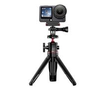 Mini perche à selfie pour appareil photo Insta360 - Accessoires pour caméra DJI Action Pocket (noir)