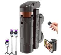 Mini perche à selfie, rotation à 360 °, mini trépied extensible Pocketflex avec télécommande sans fil, télécommande portable Magic John de 10 m pour iPhone et smartphone (noir)