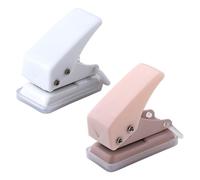 Mini Perforateur 2 Pièces, Perforateur Portable, Accessoires De Flipbook De Bricolage, Outils De Perforation De Papier, Fournitures D'Apprentissage Et De Bureau