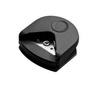 Mini perforatrice d'angle avec fonction arrondie pour papier, photos et cartes - Noir