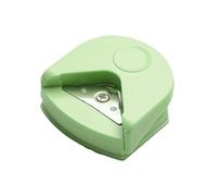 Mini perforatrice d'angle avec fonction arrondie pour papier, photos et cartes, vert matcha