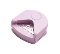 Mini perforatrice d'angle avec fonction arrondie pour papier, photos et cartes Violet