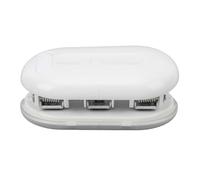 Mini perforatrice manuelle à 3 trous pour la maison, le bureau, l'école, matériau en fer ABS, poids : 136 g (blanc)