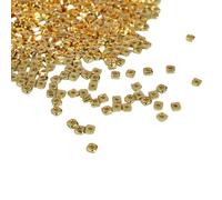 Mini perles géométriques en argent sterling pour femme, 2.0 silver (about 40 pieces per gram), Métal