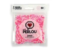 MINI PERLOU SACHET DE 4 COULEURS ASSORTIES ROSE OPAQUE