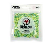 Mini Perlou Sachet De 4 Couleurs Vert Opaque