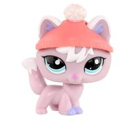 Mini Pet Shop Jouets pour animaux, Collie, teckel, cocker, chat, dogue allemand, chaton, husky et autres animaux de compagnie pour LPS, avec accessoires mignons, petit jouet à collectionner (renard