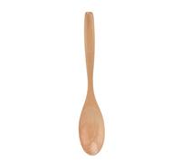 Mini petite cuillère en bois en bois naturel non bâton de cuisine ustensile outil Ustensiles excellente résistance à la chaleur pour le restaurant maison ménage durable et écos. (19 cm de long)