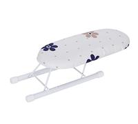 Mini Petite Table Planche à Repasser, Table à Repasser Pliante avec Housse en Coton Table Repassage Voyage Portable Peu Encombrante Manchettes Colliers pour Maison(Fleurs en grappes serrées)