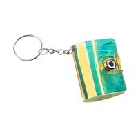 Mini Photo Album Keychain - Portable Scrapbook Storage Key Chain, Tiny Photo Album Keychain For Wedding | Birthday Friendship Graduation Valentine Holiday, Christmas 6.5x5.5cm/2.56x2.17 Inches