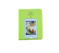 Mini Photo Album Polaroid Photo Holder Scrapbook Linen Art Case 64 Pockets Images Save Album with Protective Film Card Holder Photo Albums