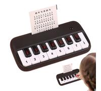 Mini Piano de Poche - Clavier de Voyage à 15 Touches Instrument Portable | Petit Piano Léger pour de 3 à 6 Ans Débutant Amateurs de Musique Jouet Exercice Cadeau éducatif E