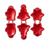 Mini Pie Maker | 3 Pièces Moule à Biscuits Noël | Forme Pie Arbre Gants Flocon de Neige pour Maison Camping Fête | Adultes Famille Réunions Cuisine Cuisine