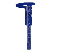 Mini Pied À Coulisse Numérique En Plastique De 80mm, Cadran En Fiber De Carbone, Vernier, Jauge, Pachomètre, Micromètre Numérique, Outils De Mesure Mesures Précision(Blue)