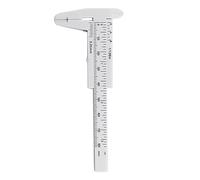 Mini Pied À Coulisse Numérique En Plastique De 80mm, Cadran En Fiber De Carbone, Vernier, Jauge, Pachomètre, Micromètre Numérique, Outils De Mesure Mesures Précision(White)