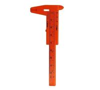 Mini Pied À Coulisse Numérique En Plastique De 80mm, Cadran En Fiber De Carbone, Vernier, Jauge, Pachomètre, Micromètre Numérique, Outils De Mesure Mesures Précision(Red)