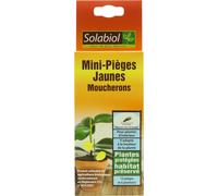Mini-Pièges Jaunes Moucherons Discret pour Plantes D'Intérieur - 8 x 2 x 23 cm - SOPIFLOR