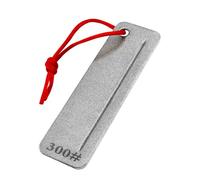 Mini pierre à aiguiser pour hameçon d'extérieur VyL446 (argent, 13 x 4 cm)