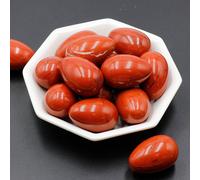 Mini Pierre ?Uf D'oiseau,Cristal De Guérison,Boule De Pierres Précieuses Yoni,Décoration D'intérieur,Énergie Chakra,Quartz,Spécimen De Napperon,Cadeaux De Pâques,20x30mm - Type Redstone 1pcs