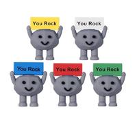 Mini pierres de motivation - Lot de 5 petites pierres inspirantes, décoration de bureau, charmantes souvenirs de bureau | Jetons d'énergie positive de 5 x 4 cm pour amis, collègues, famille, personnel
