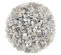Mini Pierres polies de Crystal, Labradorite de Pierre de Lune Grise Naturel de 500 g, Petite Passée Chips écrasé Pierre Guérison Reiki Cristal Bijoux Décoration de la Maison
