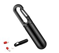 Mini Pill Holder with Keyring - Keychain Pill Dispenser, Portable Organizer Dispenser, Needs Home Must Have for Purse Bags Belt,Portable Medication Storage, Multi Color