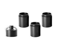 Mini pilulier en métal étanche : petite bouteille d'épices avec couvercle, récipient de voyage étanche, design en aluminium durable, polyvalent | Randonnée, voyage, cuisine, loisirs