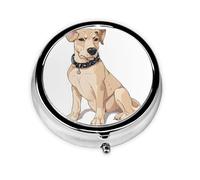 Mini pilulier portable avec imprimé bouledogue français - Compact et pratique - Pour ranger et organiser les pilules