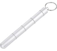 Mini pilulier portable étanche pour bouteilles de médicaments - support pour médicaments avec chaîne à clés (5 cas)