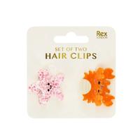 Mini pince Ã cheveux fille Rex London Sea creatures (x2) Multicolore 3,6x2,8x2,9 cm