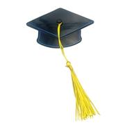 Mini pince à cheveux stable avec pompon - Chapeau de remise de diplôme, pour cérémonie, enterrement de vie de jeune fille, médecin, femme, plage, vacances, fête décontractée