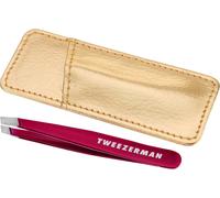 Mini Pince À Épiler Avec Étui Pour Épiler Les Poils En Biais, Set Cadeau De Noël En Celestial Fuchsia, Edition Limitée En Or Rouge