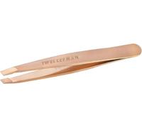 Mini Pince À Épiler (Pointes Inclinées, Épilation Des Sourcils, Qualité Professionnelle, Acier Inoxydable), Roségold.[G293]