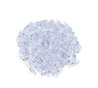 Mini Pince a Linge,100 PCS Chevilles Transparentes Clips Photo Chevilles à Vêtements Pince Plastique pour Artisanat Art Bricolage Fête Décoration Mariage 3 * 25mm