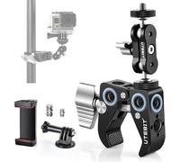 Mini Pince à Trépied 360° - Compatible Smartphones, GoPro et Appareils Photo avec Filetage 1/4
