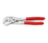 Mini pince-clé 150 mm - Capacité 27 mm - Gainage PVC - Finition chromée KNIPEX